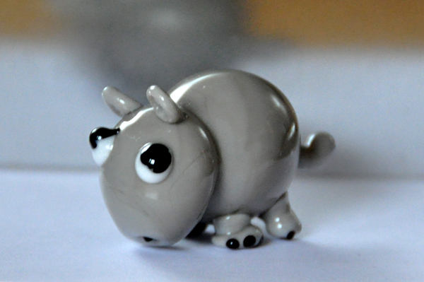 Nilpferd Lampwork