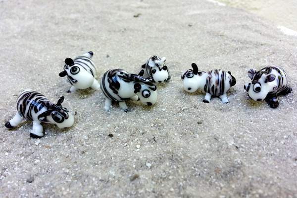 Zebras Lampwork