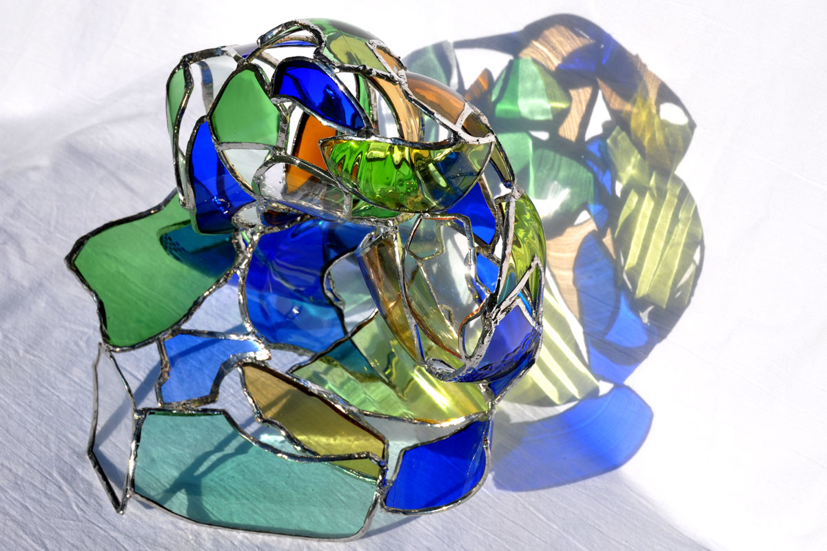 Glas Skulptur Glasscherben Tiffany © Anne-Kathrin Gebert